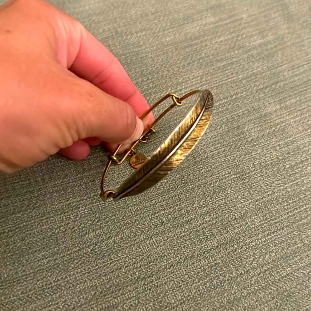 Alex and ani feather bracelet